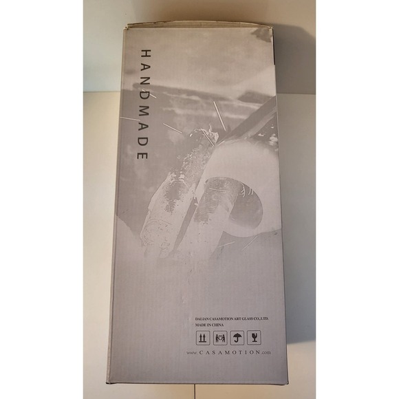 Casamotion Hand Blown Decorative Glass Vase - Picture 6 of 9